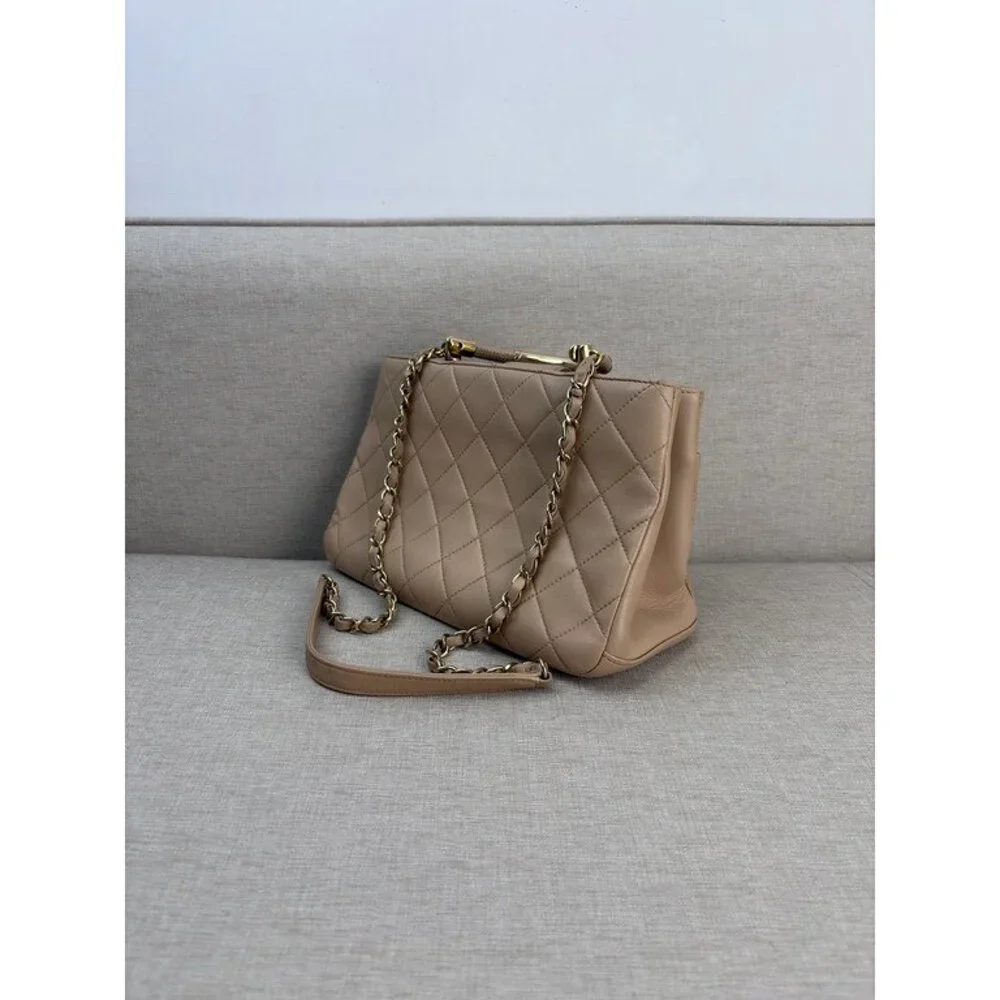 CHANEL Pink Aged Calfskin Reissue 224 Mini GHW